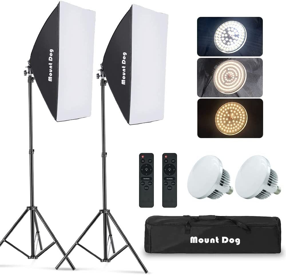 Mountdog softbox lighting top